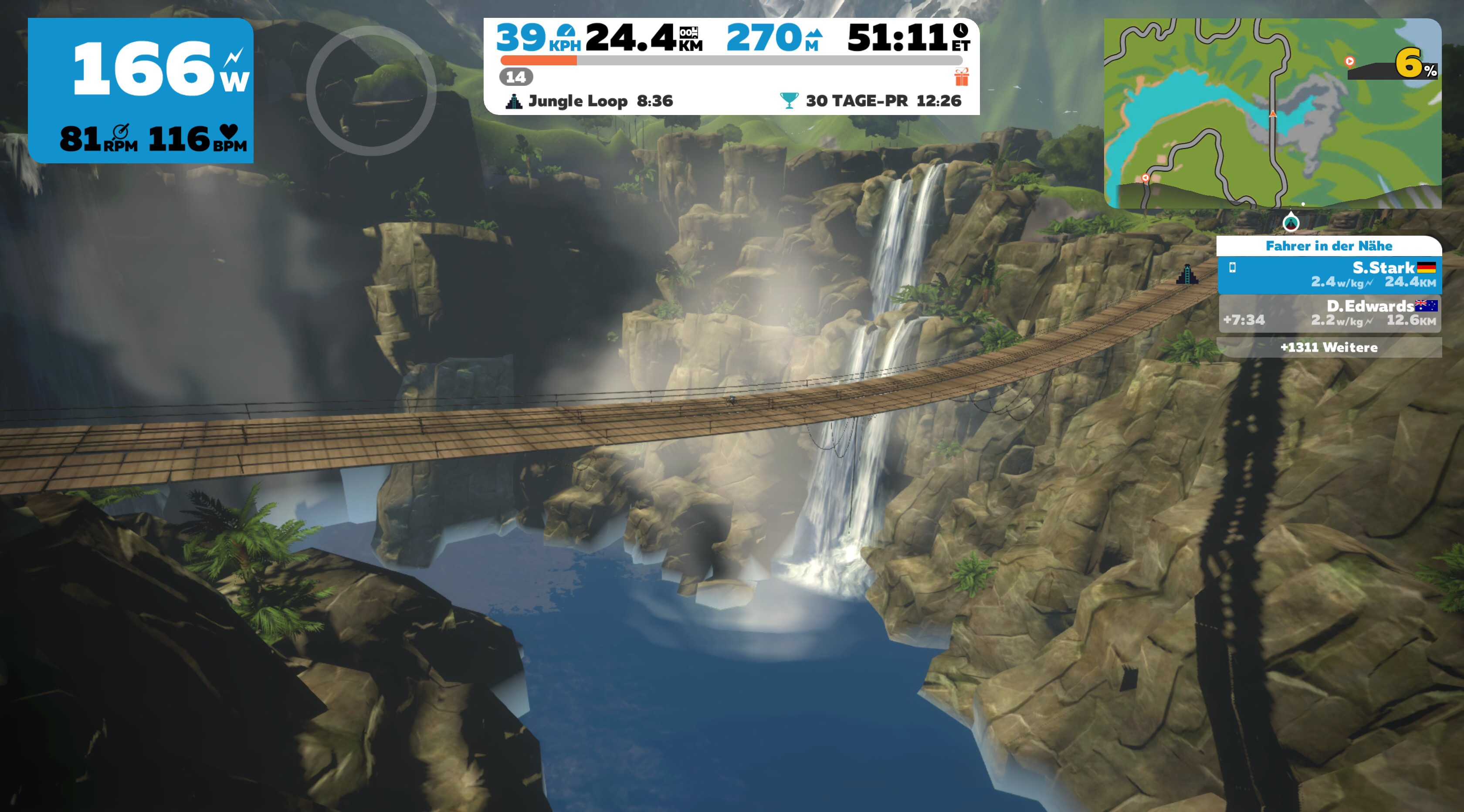 Viele schöne Details machen Zwift zu einem Erlebnis