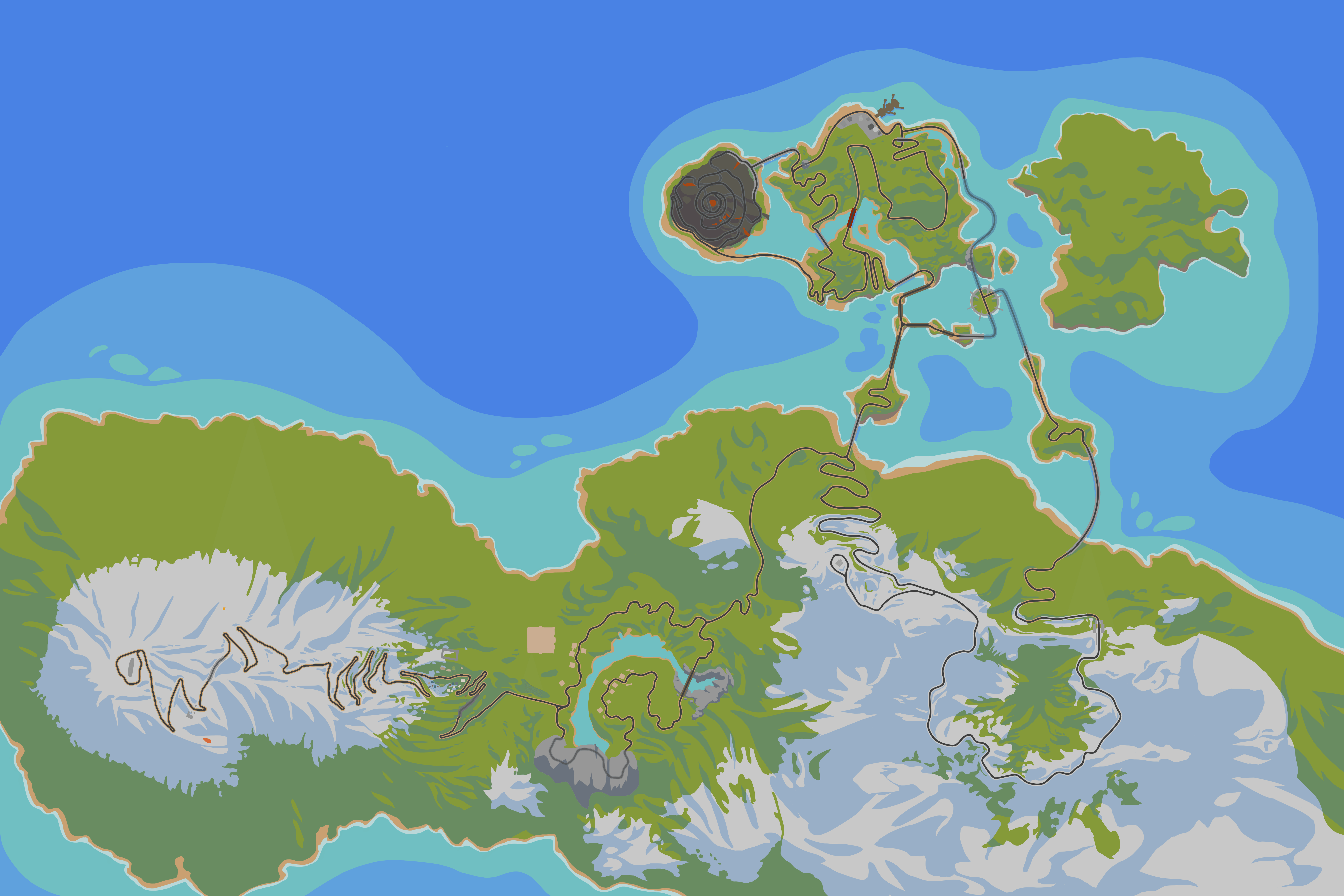 MiniMap von Watopia