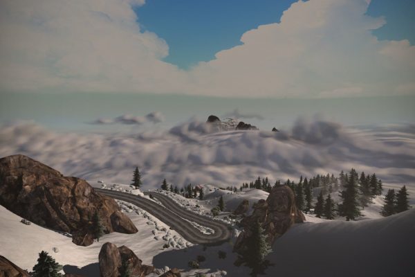 21 Kehren musst du in Alp du Zwift bezwingen