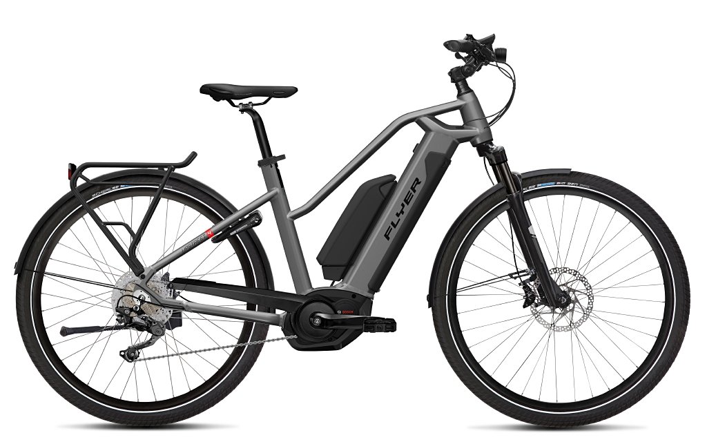 flyer fahrrad t 5.1 licht immer an