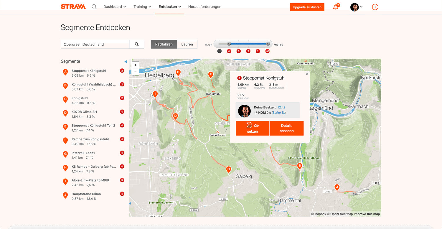 Strava Segment