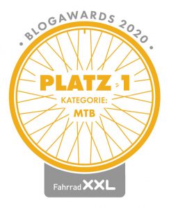 1. Platz bei den Fahrrad XXL Blogawards in der Kategorie MTB