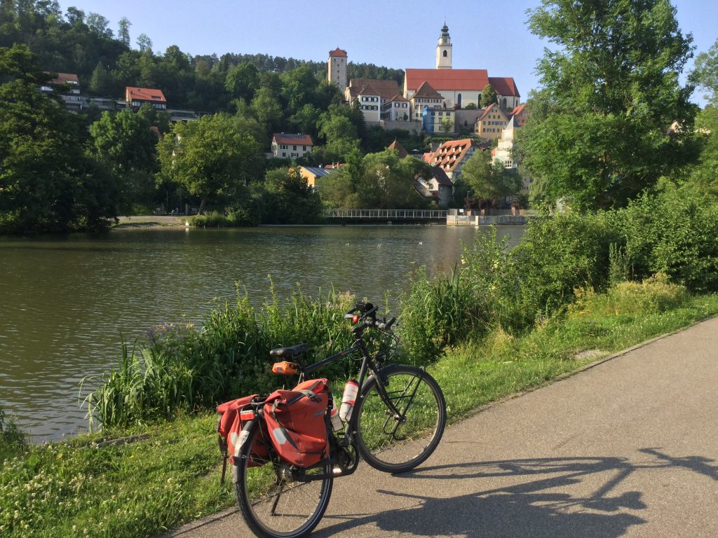 Routen-Empfehlung für eine Anfänger-Tagestour vom Radtouren-Checker: Neckarradweg