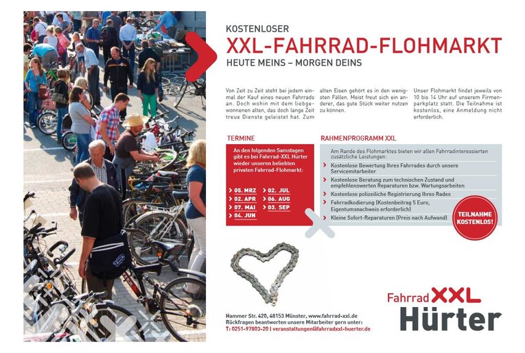 Fahrrad XXL Kostenloser FahrradFlohmarkt bei Hürter in