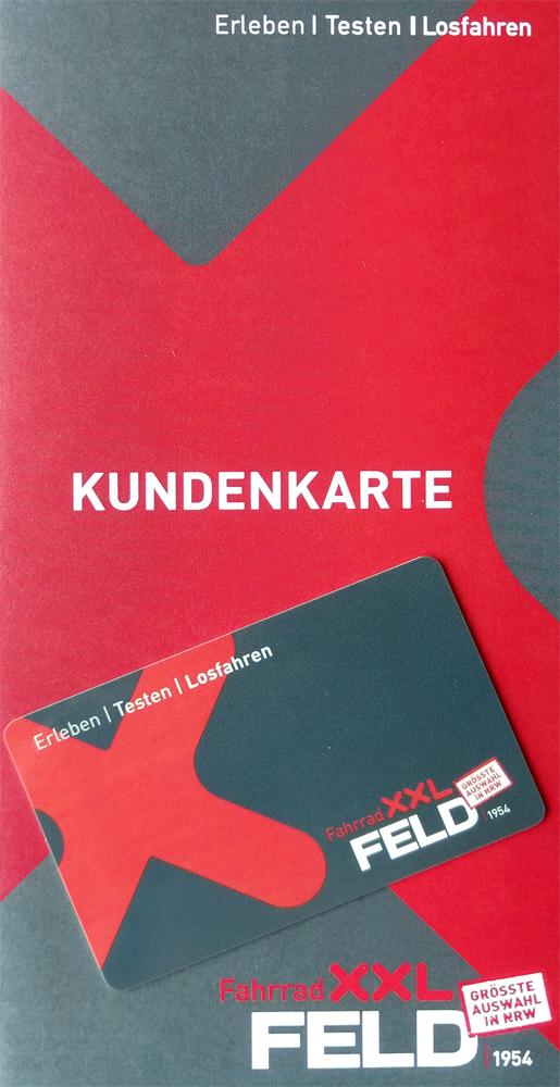 Kundenkarte Fahrrad XXL Feld Kundenkarte Fahrrad XXL Feld