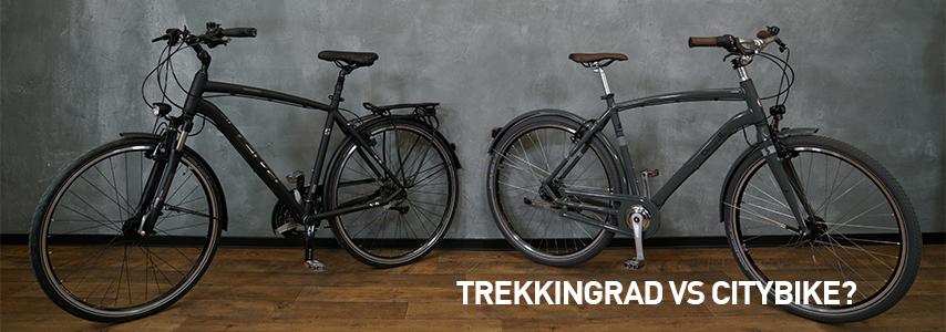 Trekking- vs. Citybike Trekking- vs. Citybike