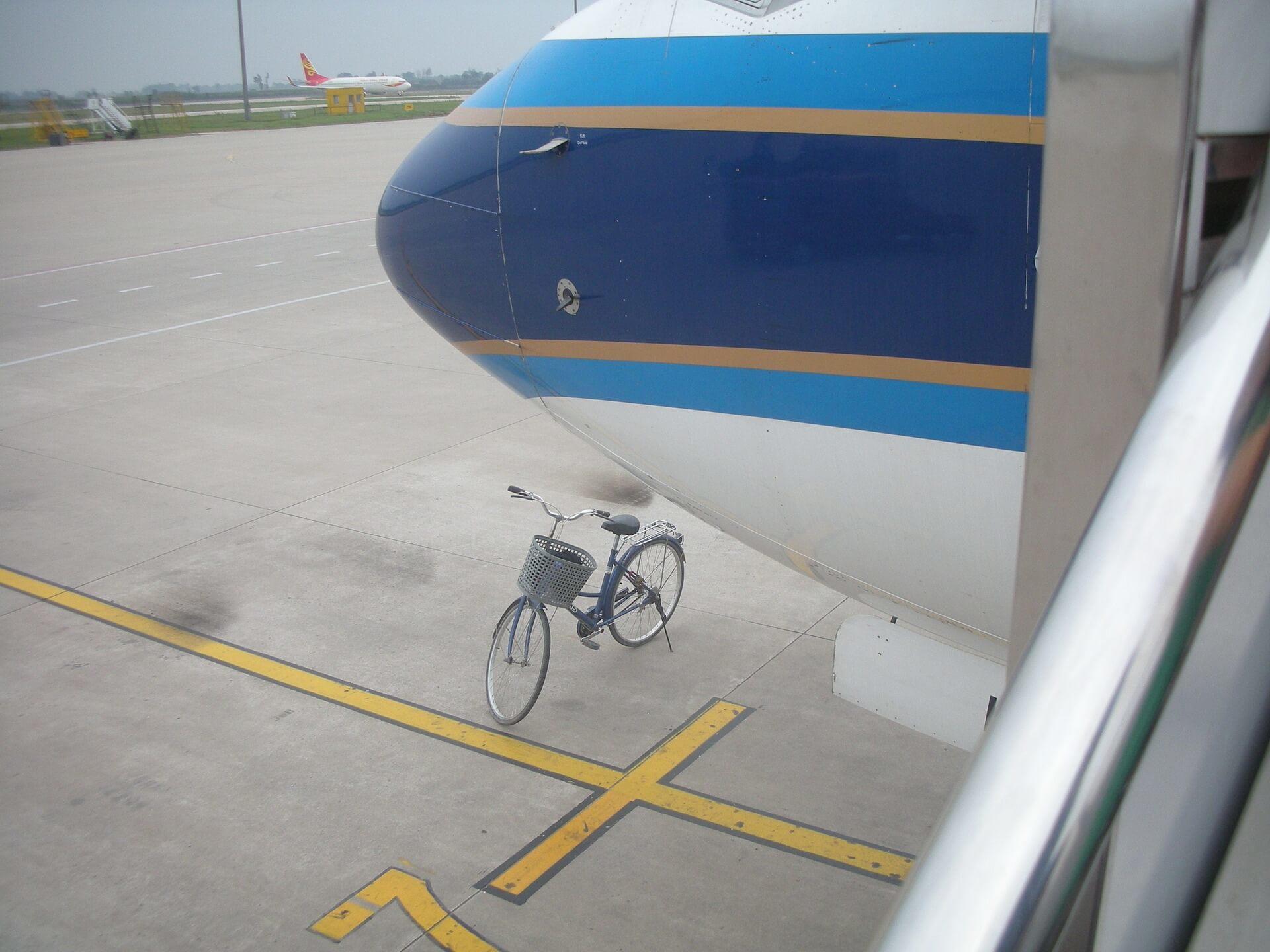 Fahrradtransport mit dem Flugzeug Fahrradtransport mit dem Flugzeug