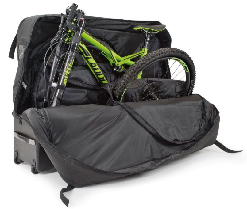 Radtasche geöffnet Radtasche