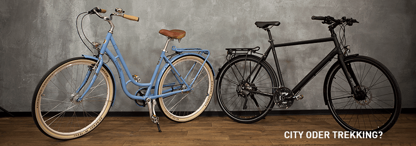 City oder Trekking? City oder Trekkingrad?