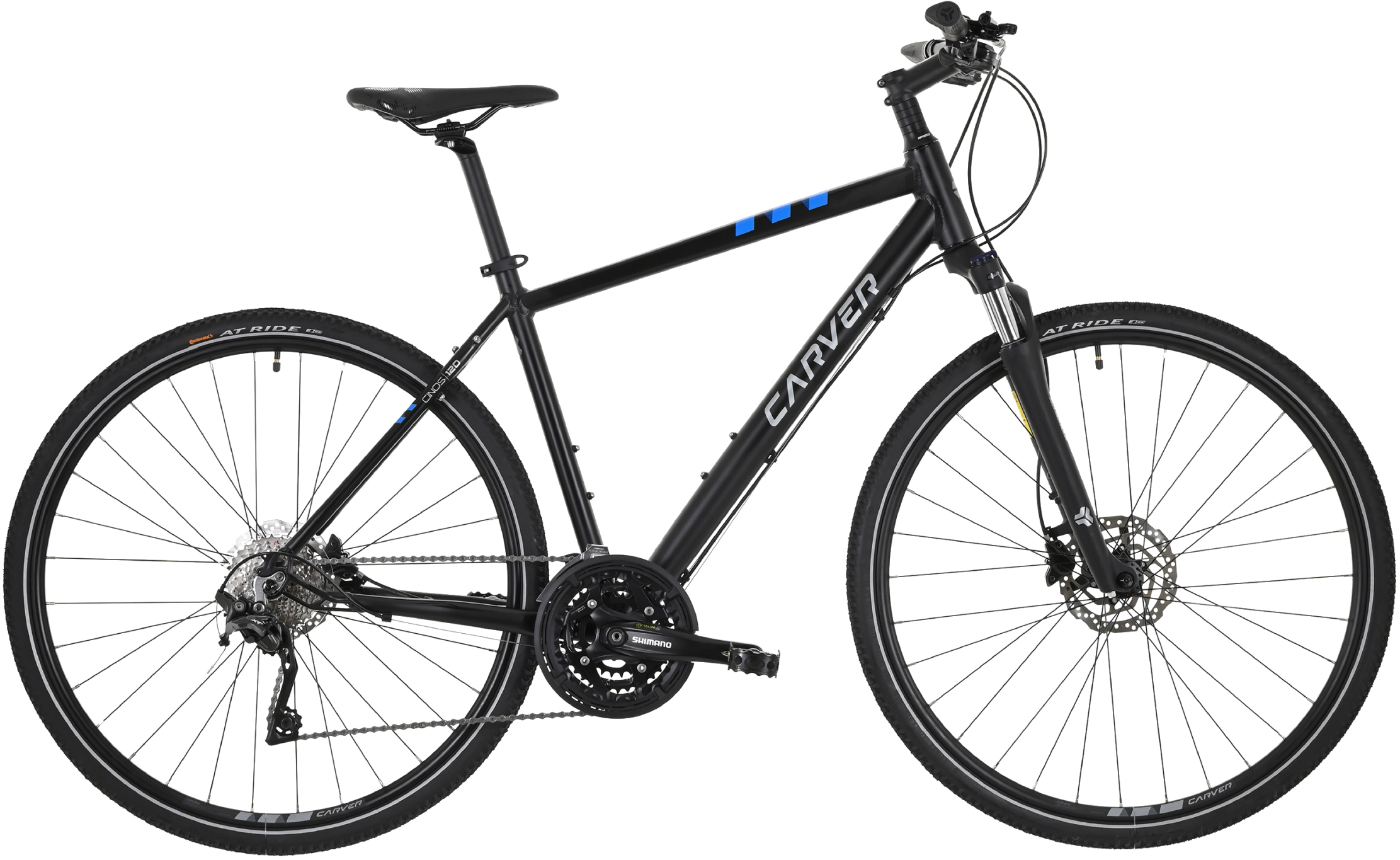 Carver Cinos 120 Schwarz - 28 Zoll - Diamant (2026)