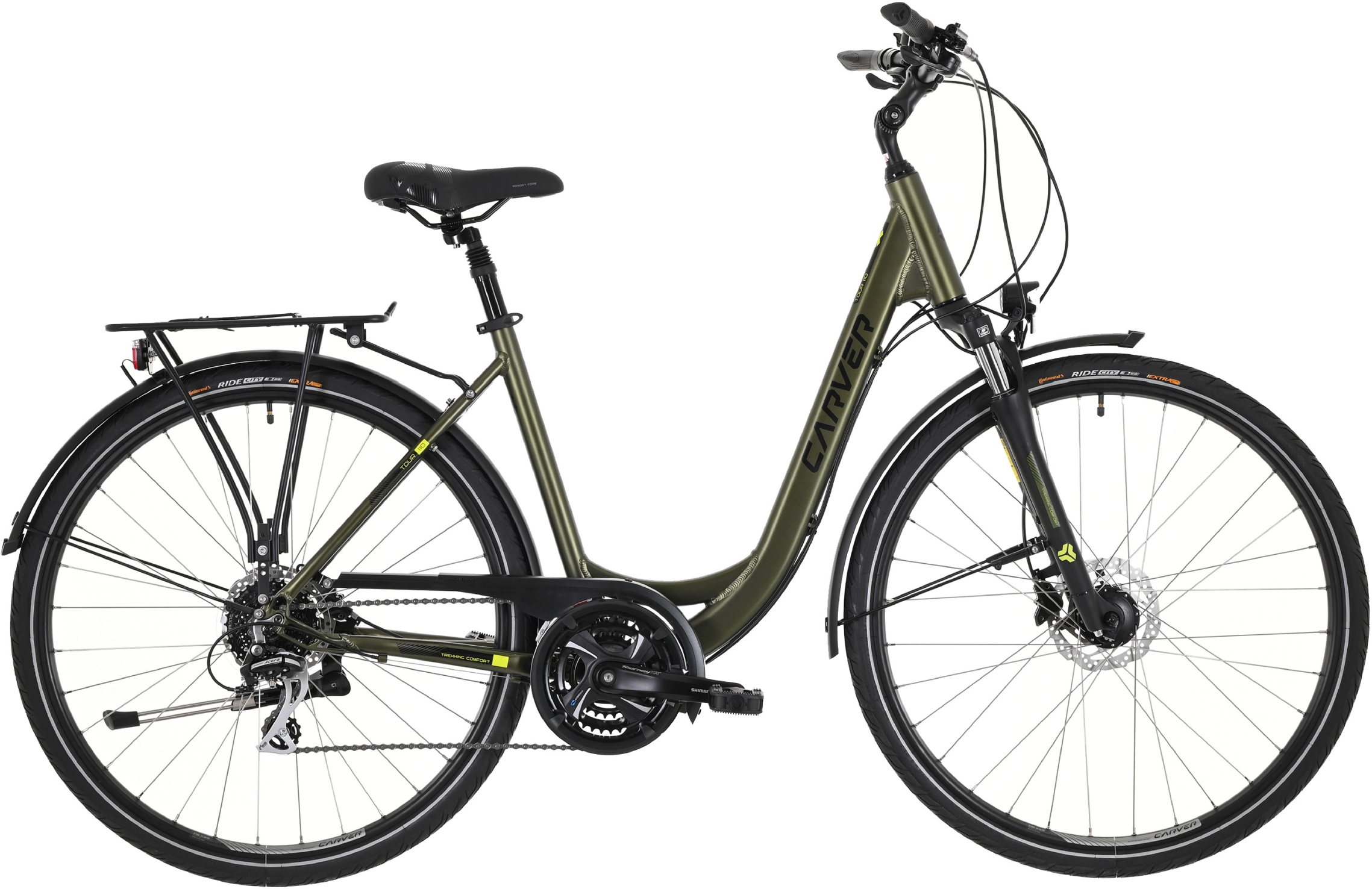 Carver Tour 110 Grün - 28 Zoll - Tiefeinsteiger (2025)