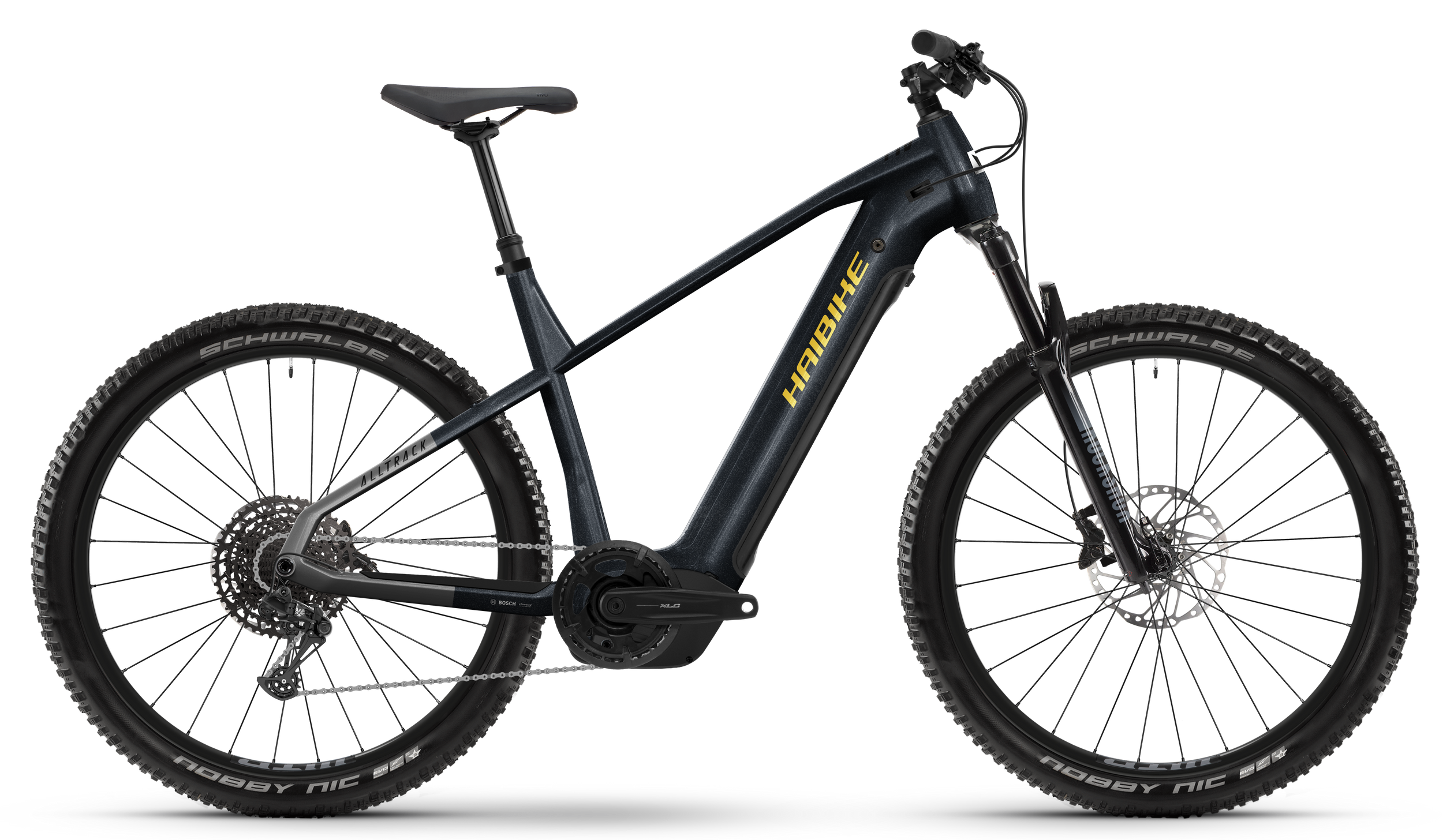 Haibike Alltrack 10 Blue/Titan/Yellow - 800 Wh - 29 Zoll - Diamant (2025)