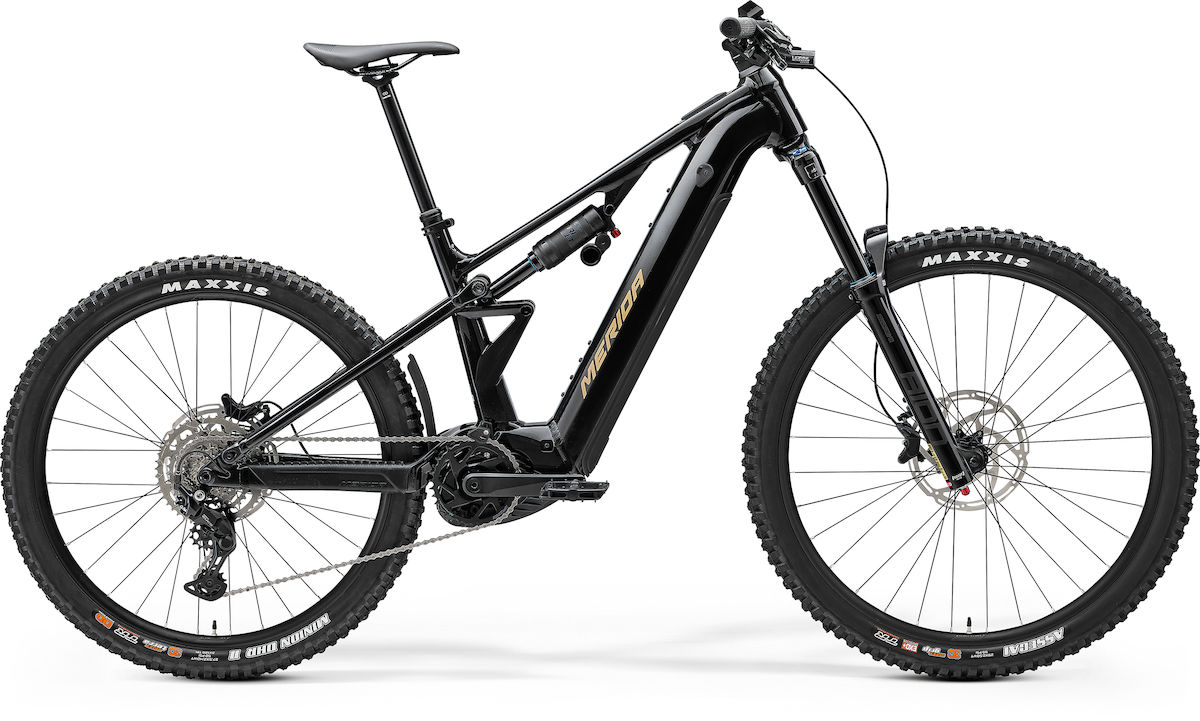 Merida eOne-Eighty 400 Metallic Black - 600 Wh - 29/27.5 Zoll - Fully (2025)