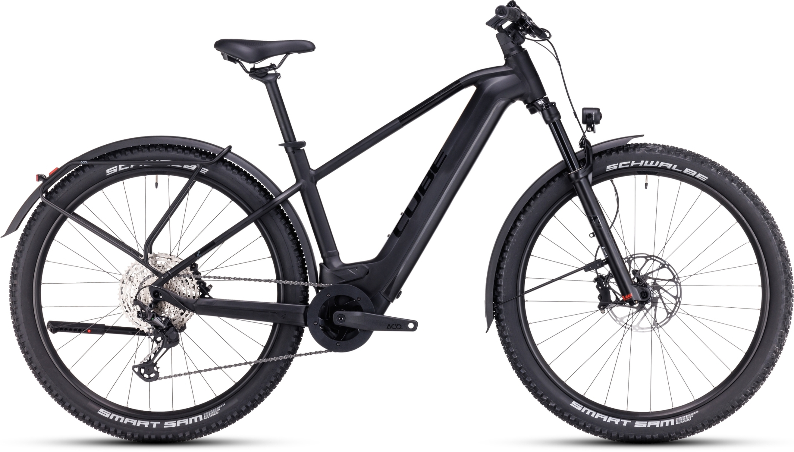 Cube Reaction Hybrid SLX 750 Allroad Black´n´reflex - 750 Wh - 27.5 Zoll - Diamant (2023)