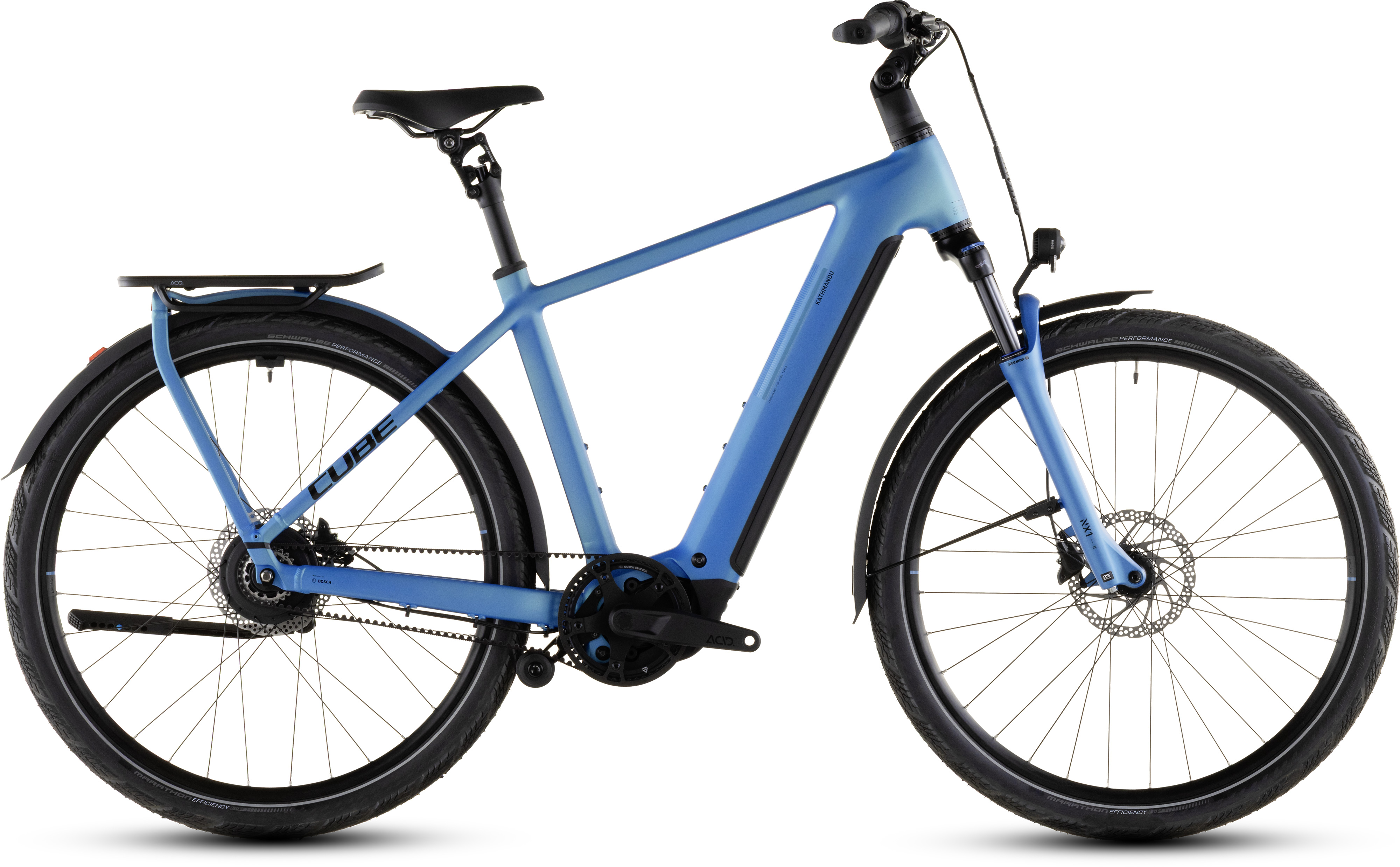 Cube Kathmandu Hybrid Comfort Pro 800 azure´n´black - 800 Wh - 28 Zoll - Diamant (2026)