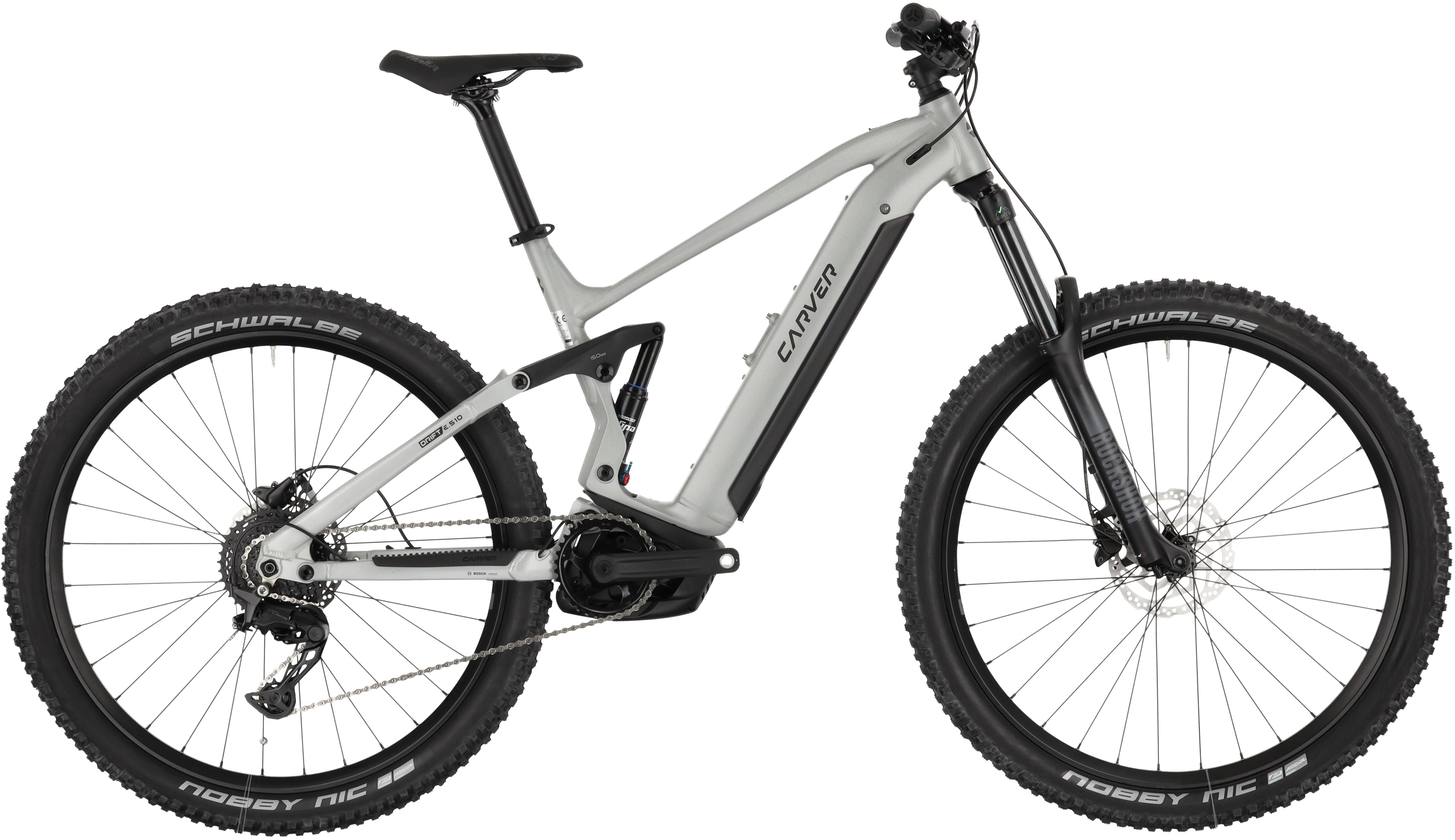 Carver Drift E.510 Midgrey / Black - 500 Wh - 29 Zoll - Fully (2025)