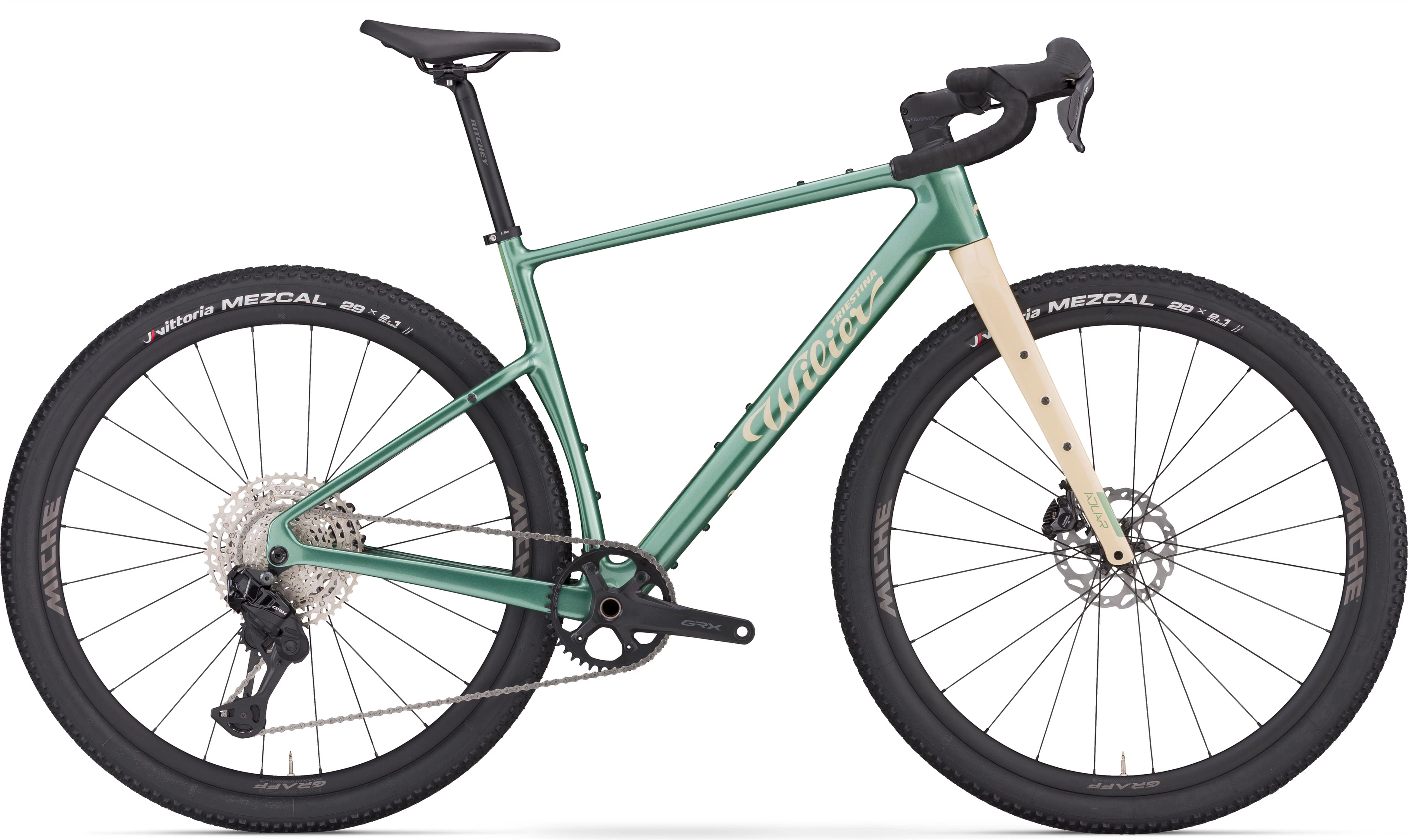 Wilier Adlar Bottle Green Gloss - 28 Zoll - Diamant (2026)