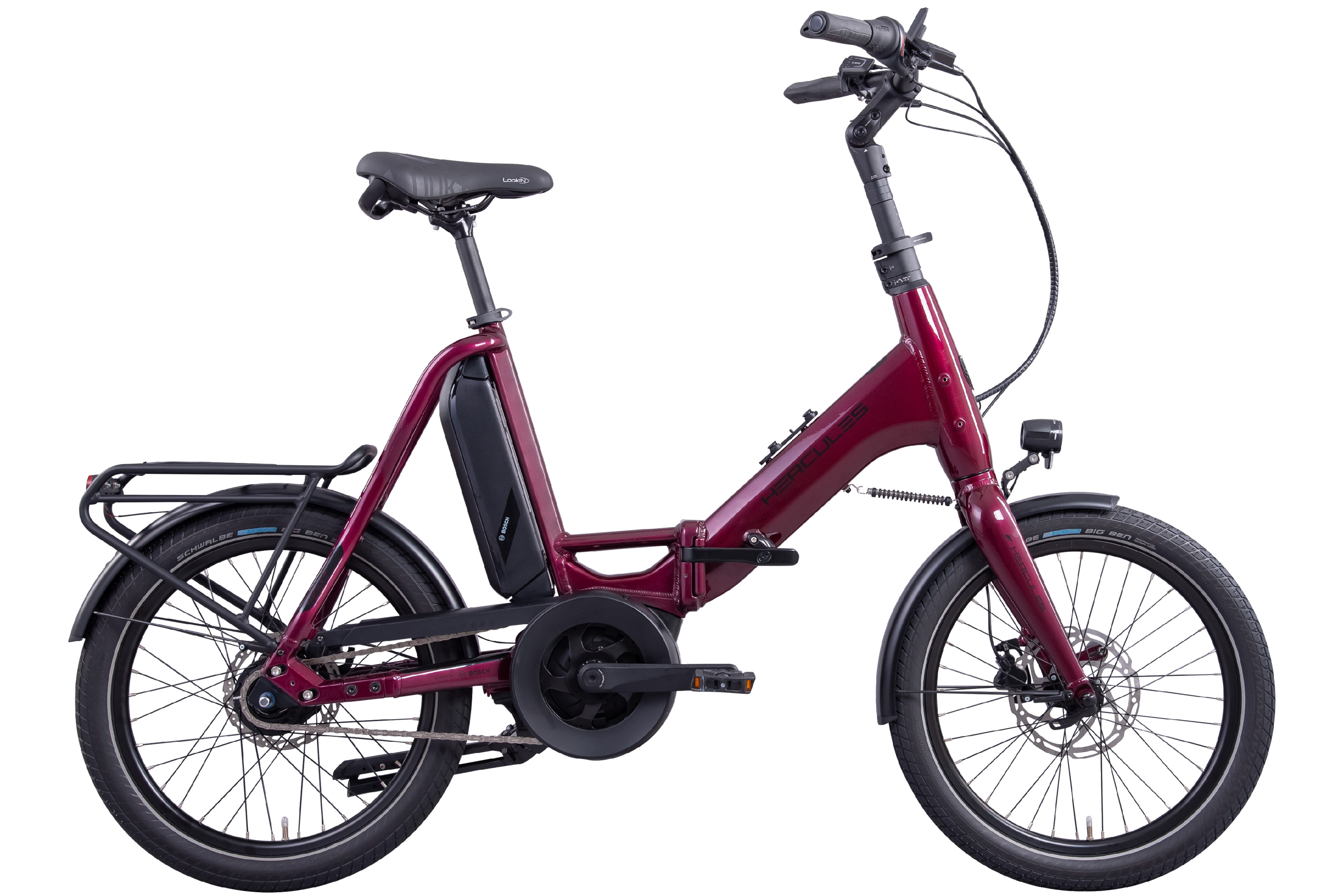 Hercules Rob Fold R8+ Bordeaux - 545 Wh - 20 Zoll - Faltrahmen (2026)