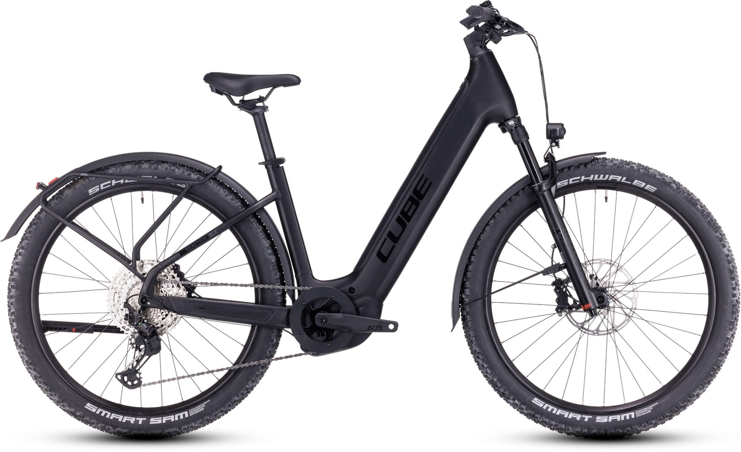 Cube Reaction Hybrid SLX 750 Allroad Black\'n\'reflex - 750 Wh - 27,5 Zoll - Tiefeinsteiger (2023)