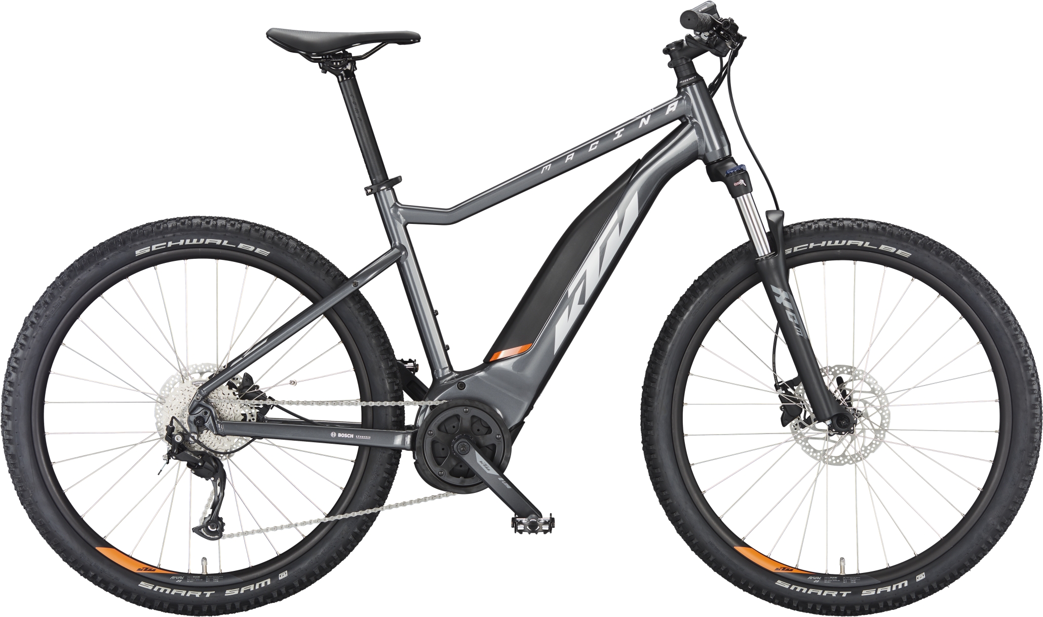 KTM Macina Ride 571 Machine Grey - 500 Wh - 27.5 Zoll - Diamant (2023)