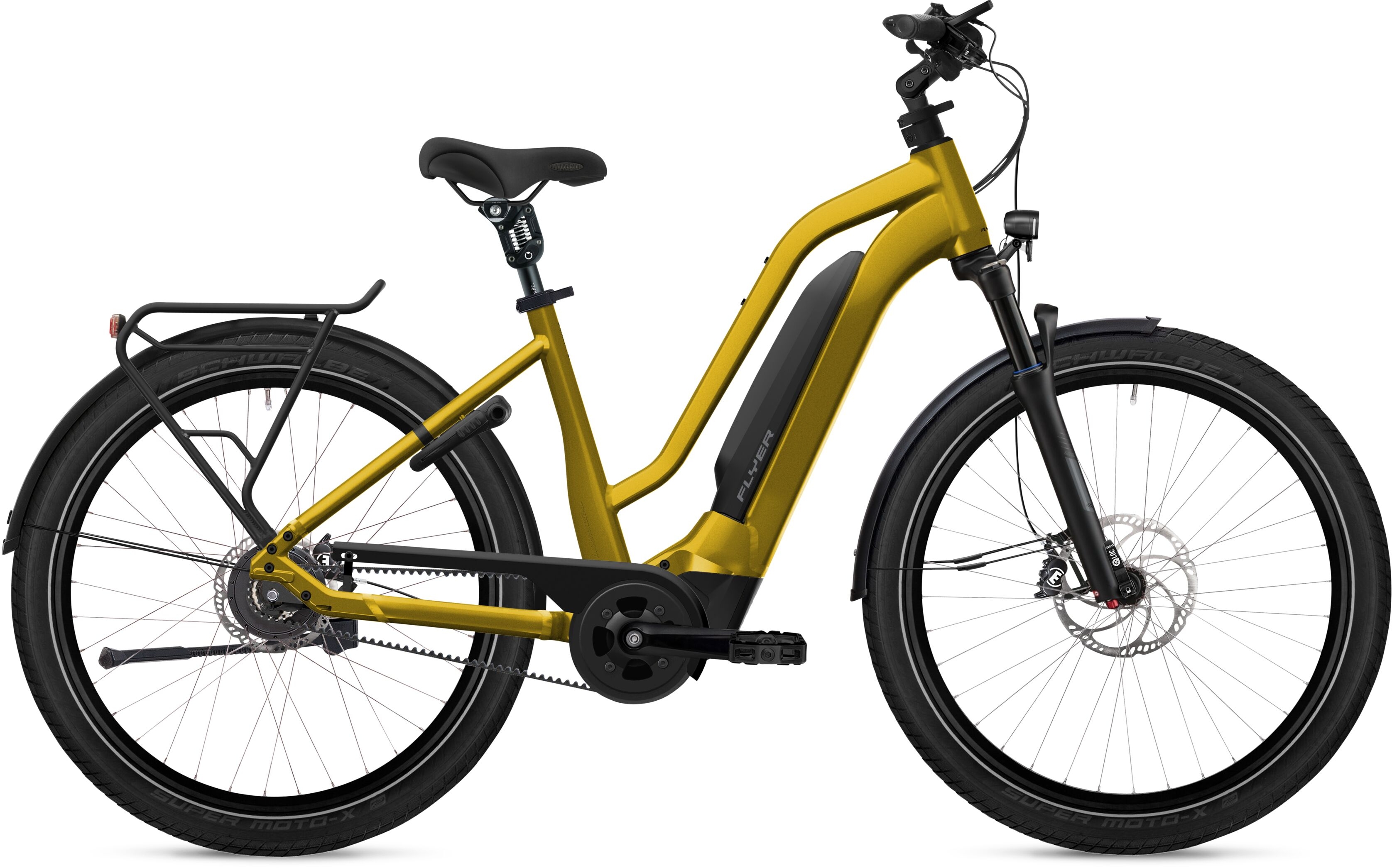 Flyer Upstreet3 7.23 Curcuma Gloss - 750 Wh - 27.5 Zoll - Tiefeinsteiger (2023)