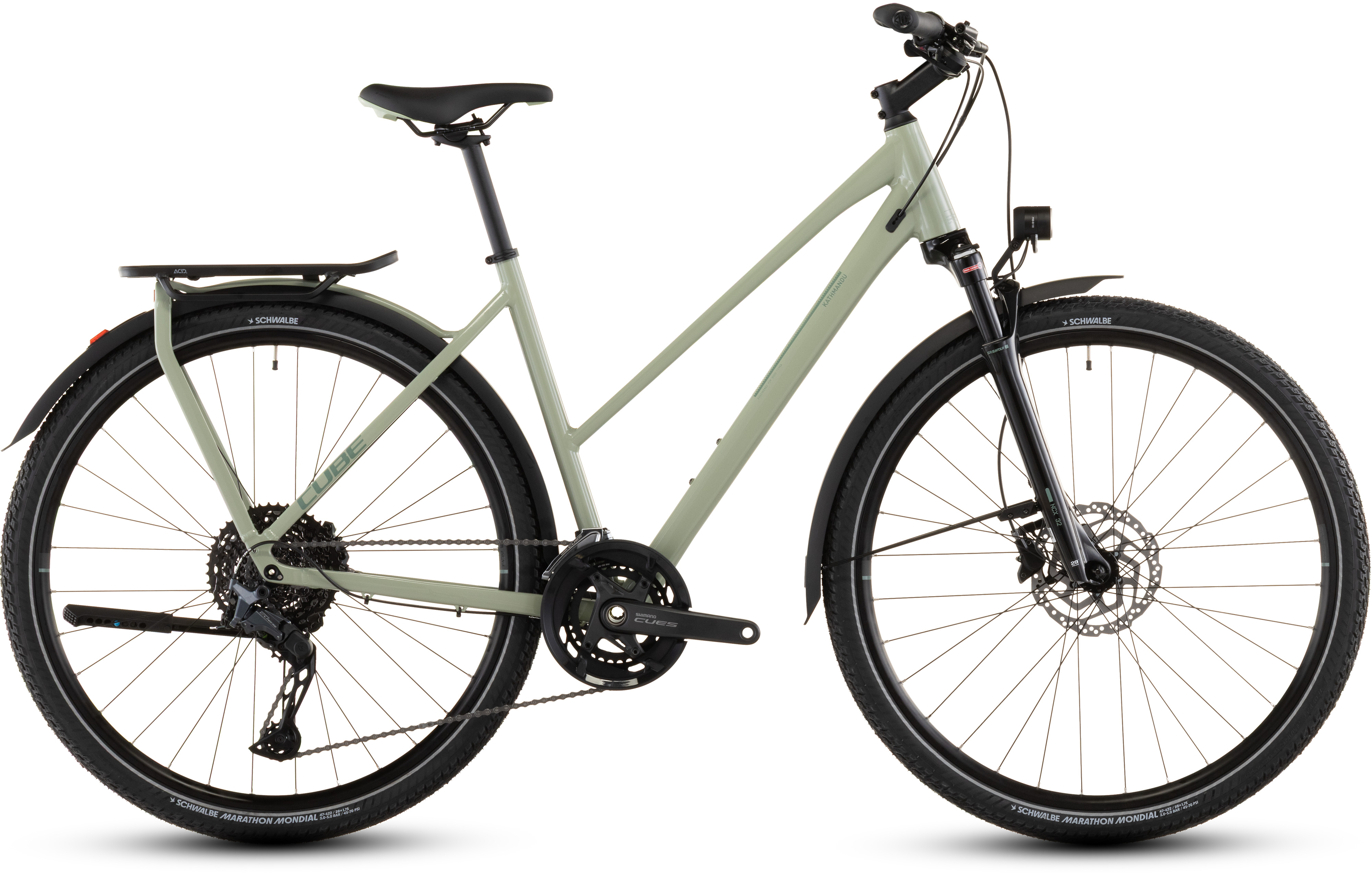 Cube Kathmandu EXC pea´n´grey - 28 Zoll - Trapez (2026)