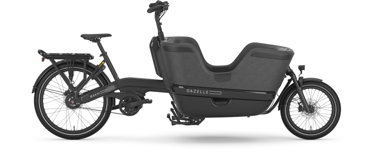 Gazelle Makki Travel Black Matte - 545 Wh - 26 Zoll - Cargo (2026)