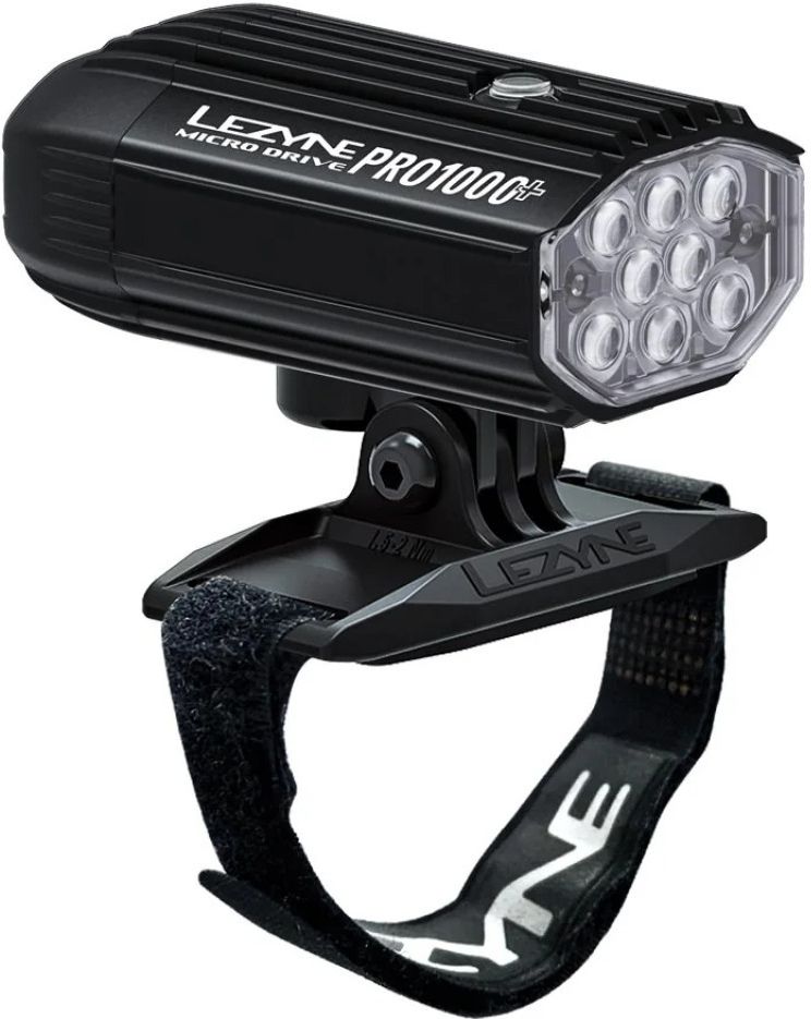 Lezyne Micro Drive Pro 1000+ Akku Helmlampe - schwarz - Größe 1000 Lumen