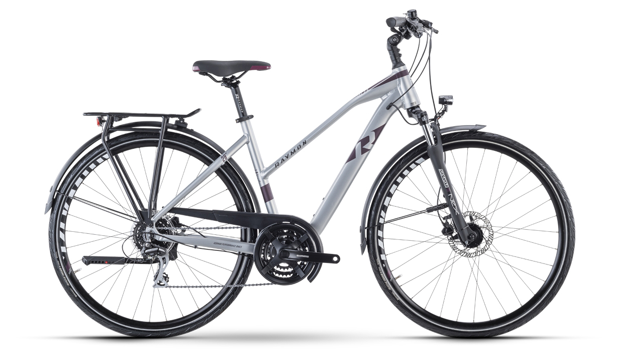 Raymon TourRay 3.0 Silber - 28 Zoll - Trapez (2024)