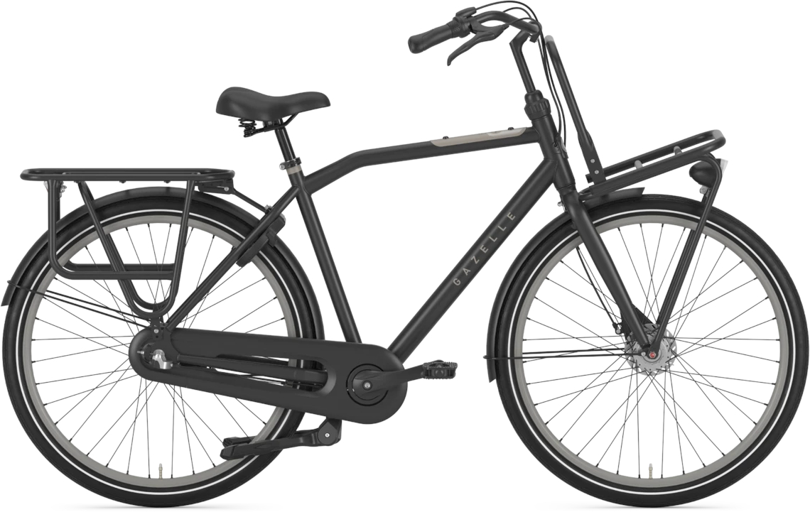 Gazelle HeavyDutyNL T7 Black Matte - 28 Zoll - Diamant (2026)