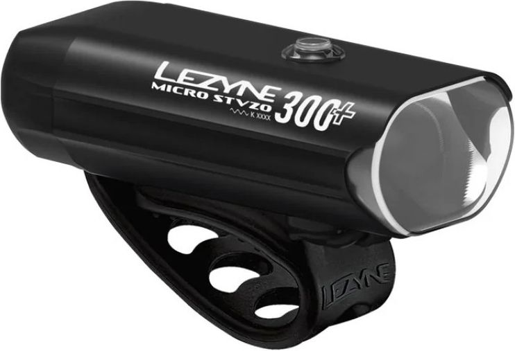 Lezyne Micro 300+ Akku Frontlicht StVZO - schwarz - Größe 300 Lumen