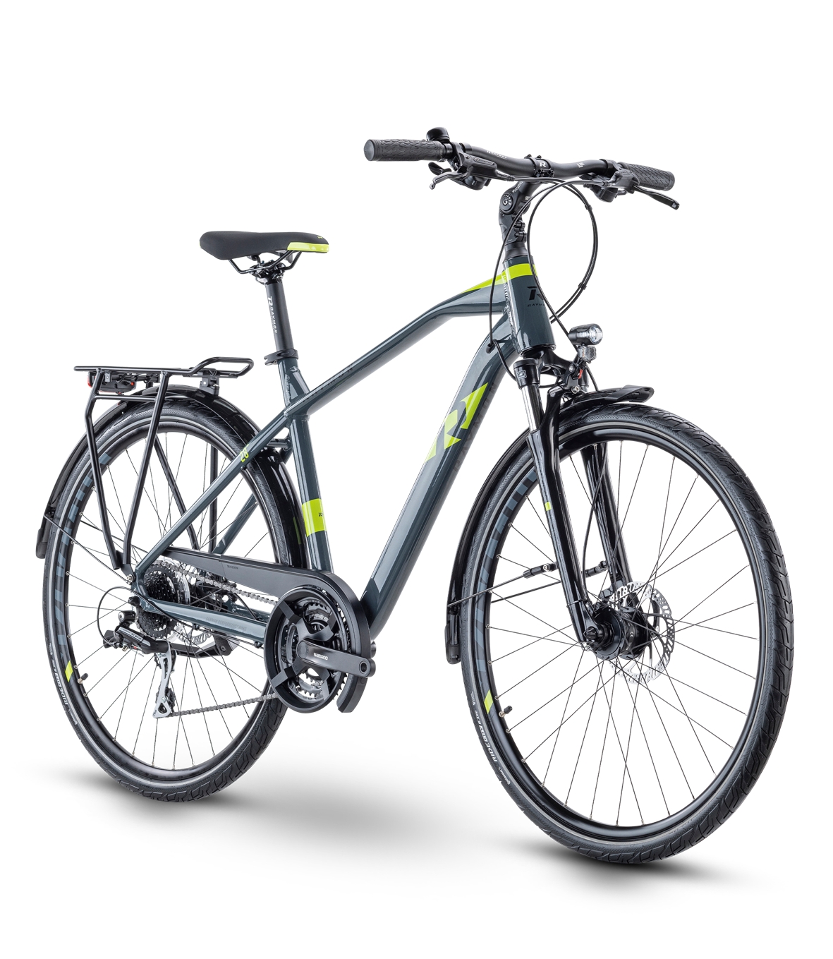 Raymon TourRay 3.0 darkgrey/lime - 28 Zoll - Diamant (2024)