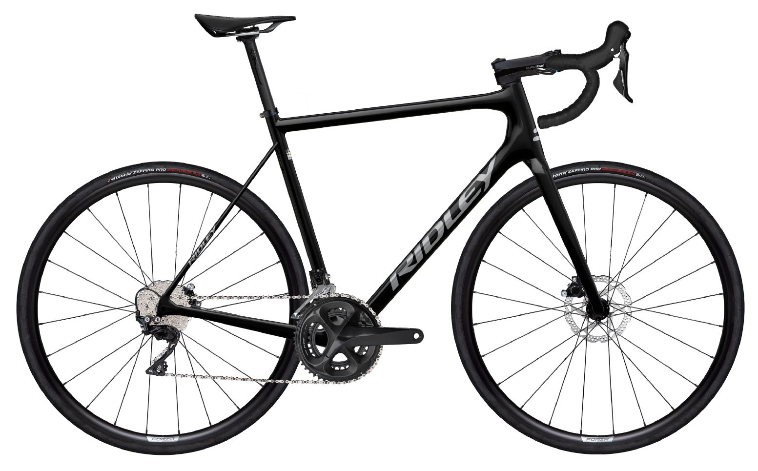 Ridley Helium Disc Schwarz - 28 Zoll - Diamant (2024)
