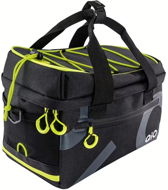 QiO Gepäckträgertasche Noah inkl. MIK Adapter - 7L Schwarz Modell 2026