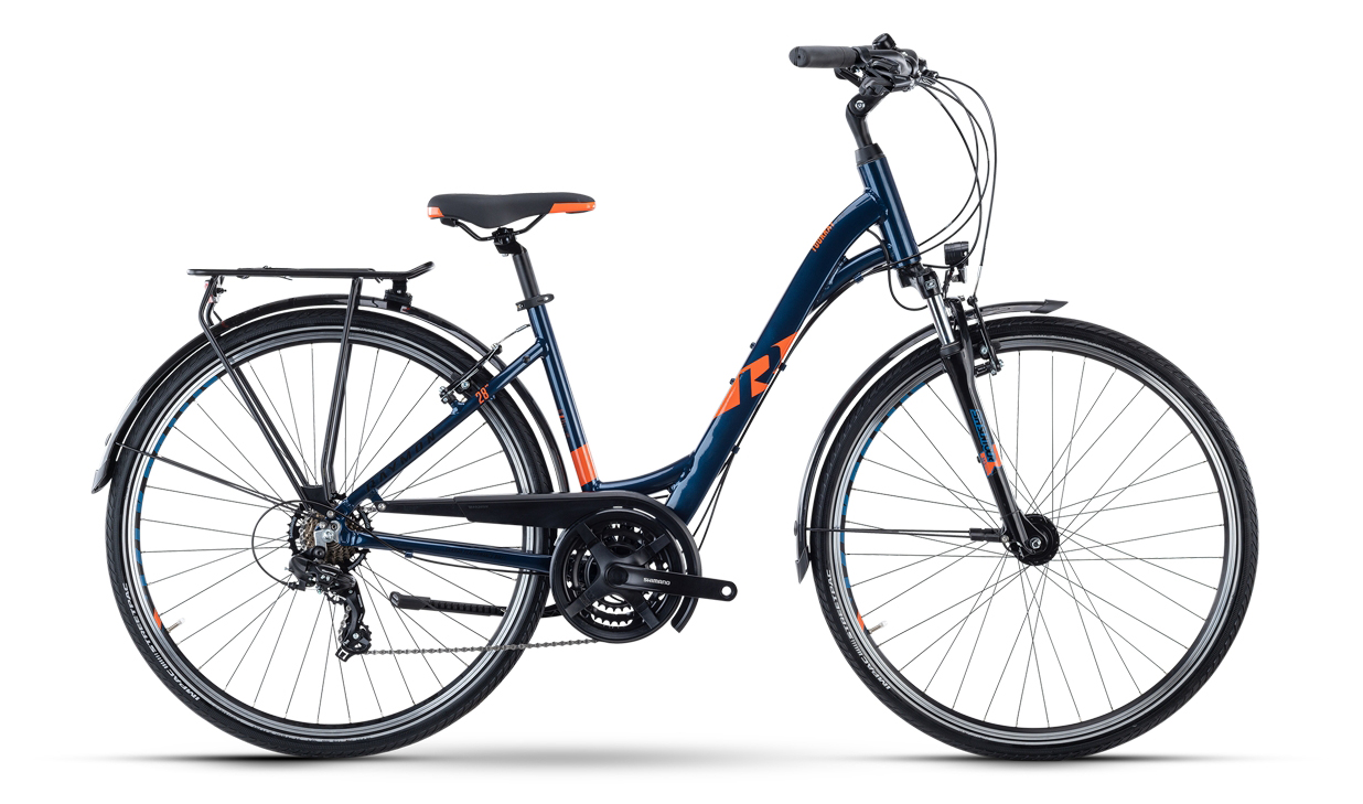 Raymon TourRay 1.0 Blau - 28 Zoll - Tiefeinsteiger (2024)