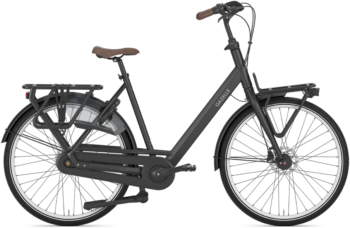 Gazelle Bloom Black / Matt - 28 Zoll - Tiefeinsteiger (2026)