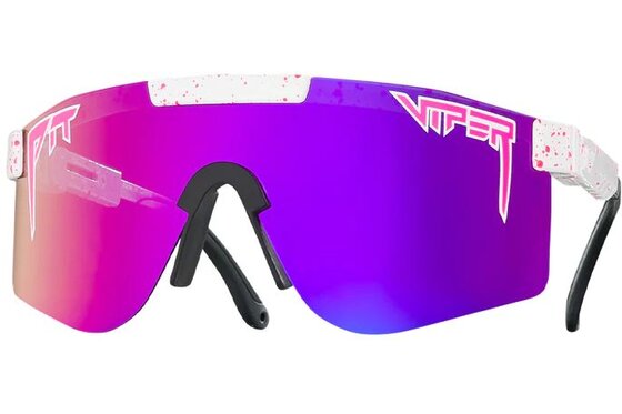 Sport-Sonnenbrillen - Pit Viper The Originals Double Wide - LA Brights / Polarized Pink Revo