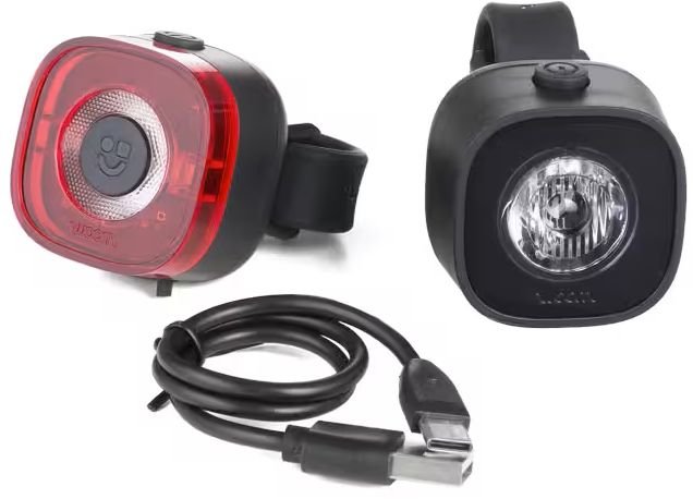 Woom Beam Bike Lights Schwarz Modell 2026