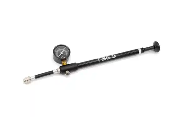 Fahrradzubehör Sale - TBG Dämpferpumpe Alu mit Manometer