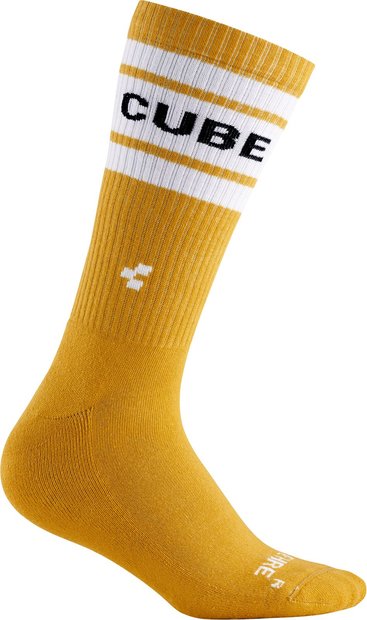 Cube Socken After Race High Cut Gelb Modell 2024