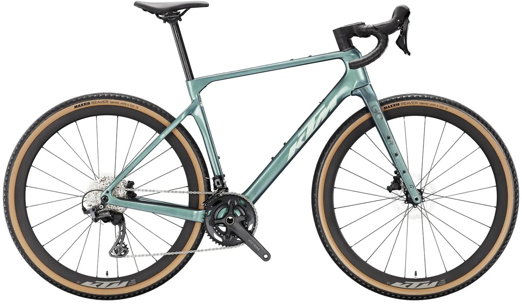 KTM Gravelator Elite 2X Royal Teal/Silver - 28 Zoll - Diamant (2026)