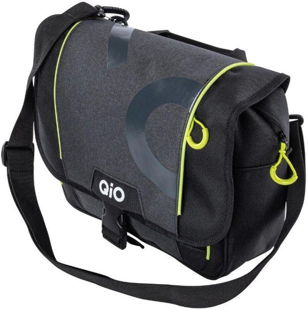 QiO Front-Gepäckträgertasche Mattis inkl. KLICkfix - 8L Grau Modell 2026