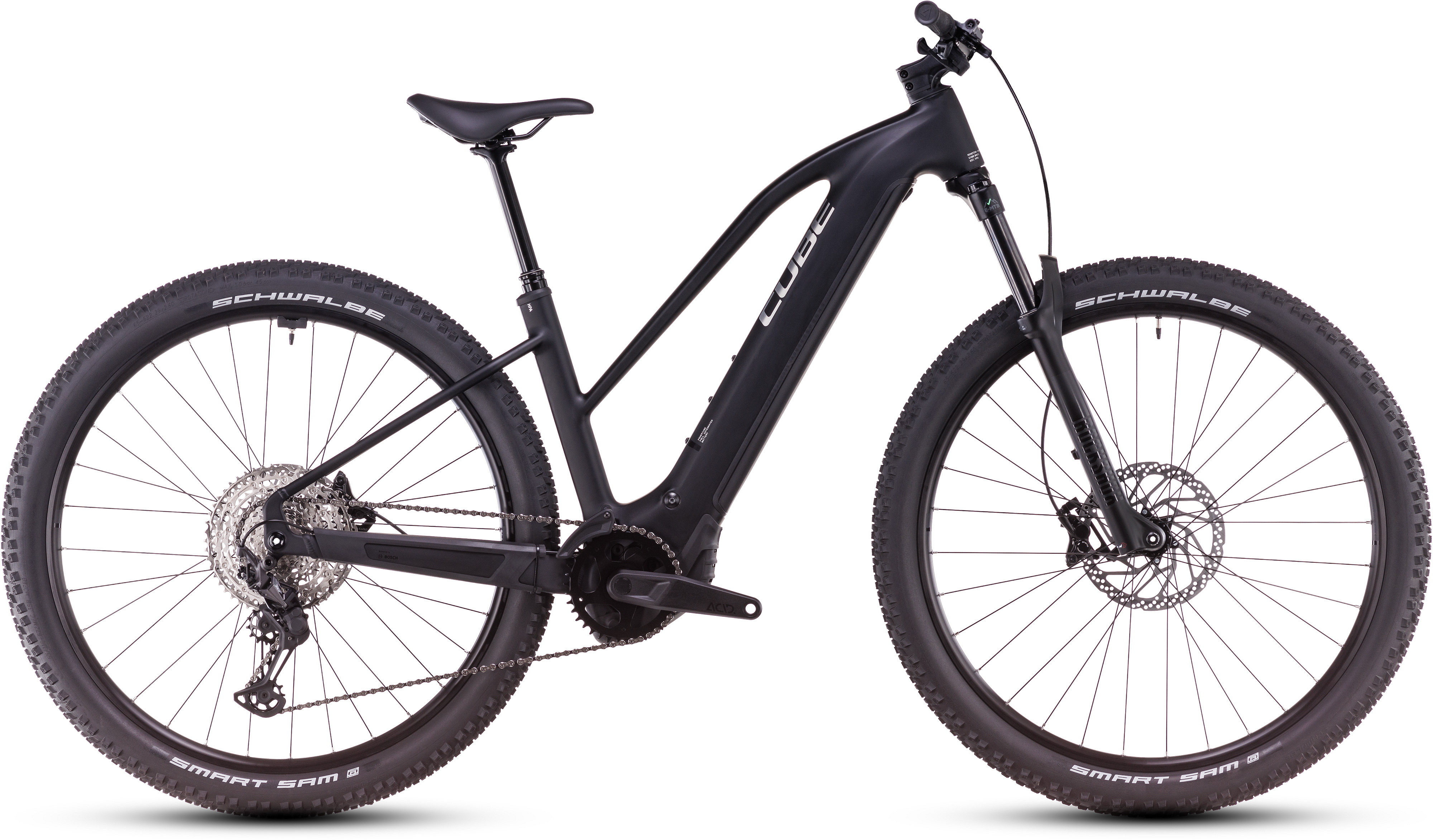 Cube Reaction Hybrid Race 800 black´n´metal - 800 Wh - 27,5 Zoll - Trapez (2025)