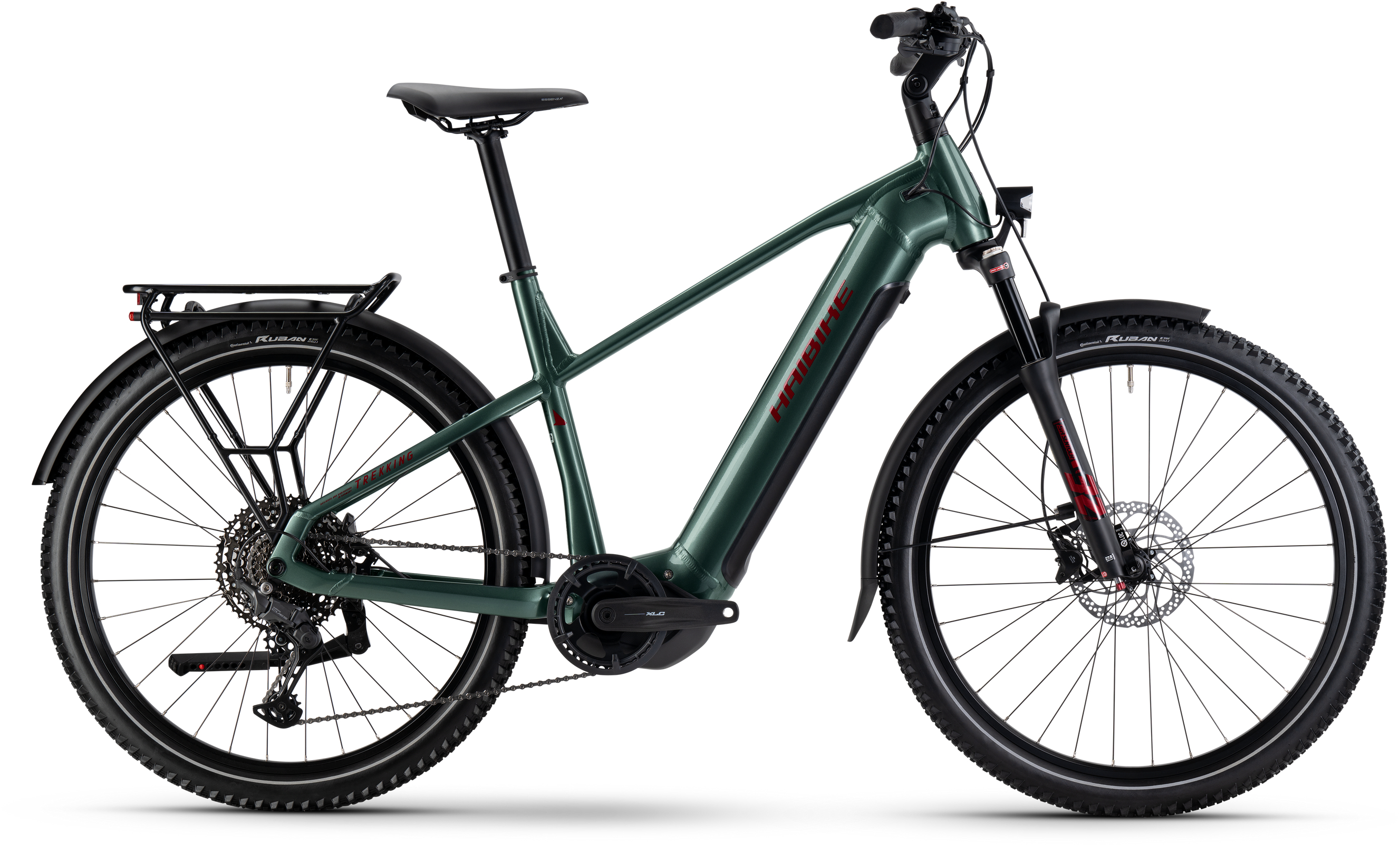 Haibike Trekking 5 Olive/Red Glänzend - 720 Wh - 27.5 Zoll - Diamant (2025)