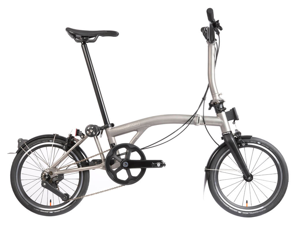 Brompton T Line Urban Blasted Titanium - 16 Zoll - Faltrahmen (2026)