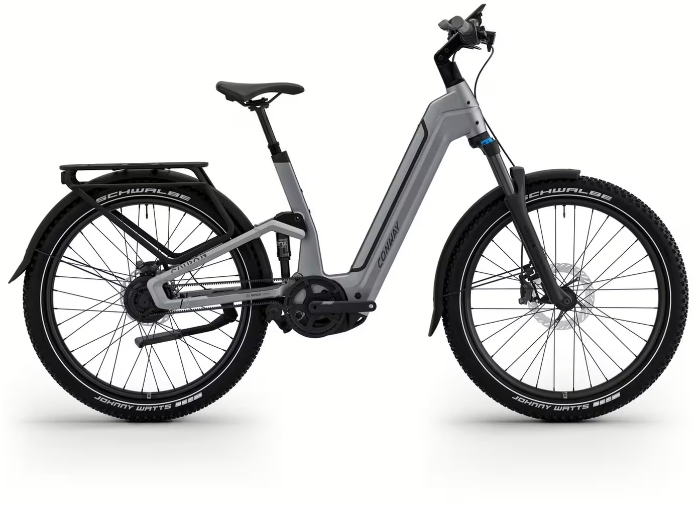 Conway Cairon SUV FS 8.0 B Metallic Grey Matt - 800 Wh - 27.5 Zoll - Tiefeinsteiger (2026)