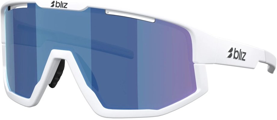 Bliz Fusion Matte White - Smoke w blue multi Weiß Modell 2026