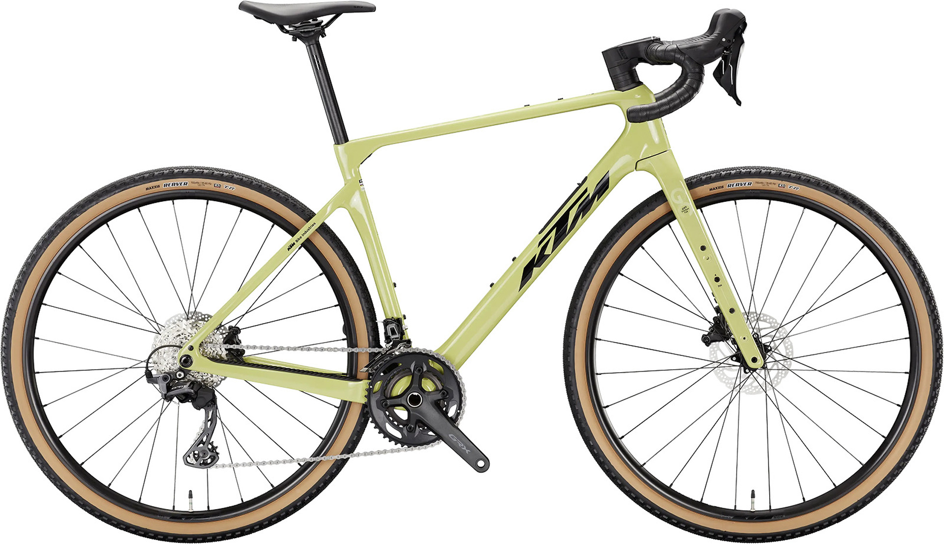 KTM Gravelator Pro 2X Keen Green - 28 Zoll - Diamant (2026)