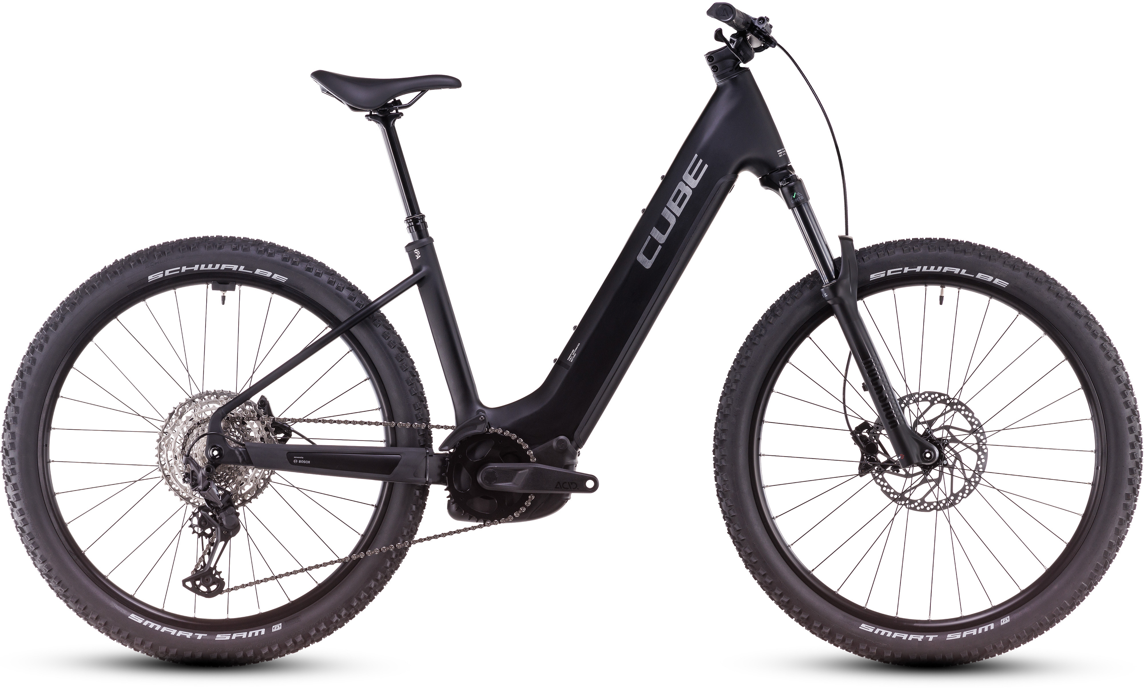 Cube Reaction Hybrid Race 800 black´n´metal - 800 Wh - 27,5 Zoll - Tiefeinsteiger (2025)