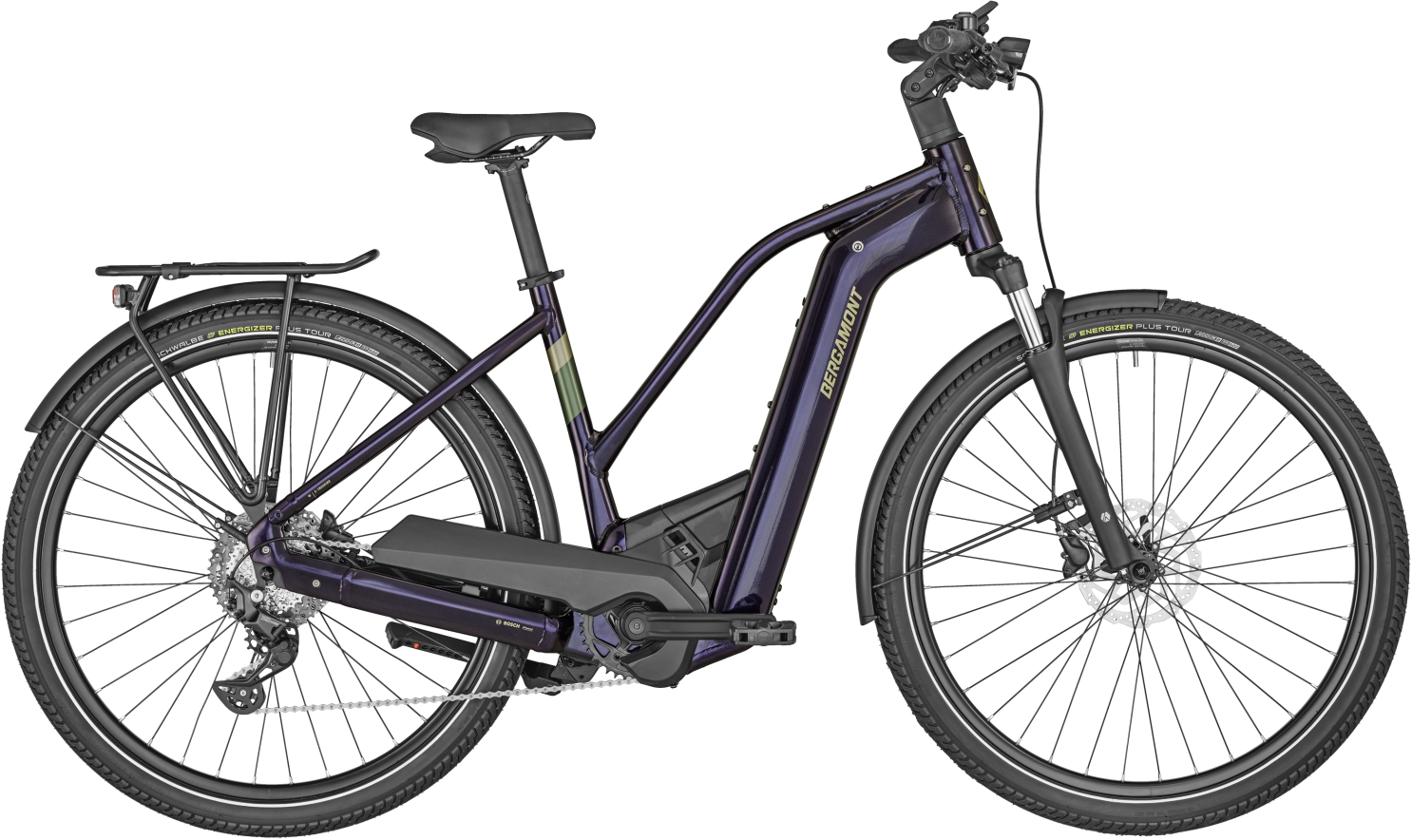 Bergamont E-Horizon Sport 6 Lady shiny dusk purple - 625 Wh - 28 Zoll - Trapez (2024)